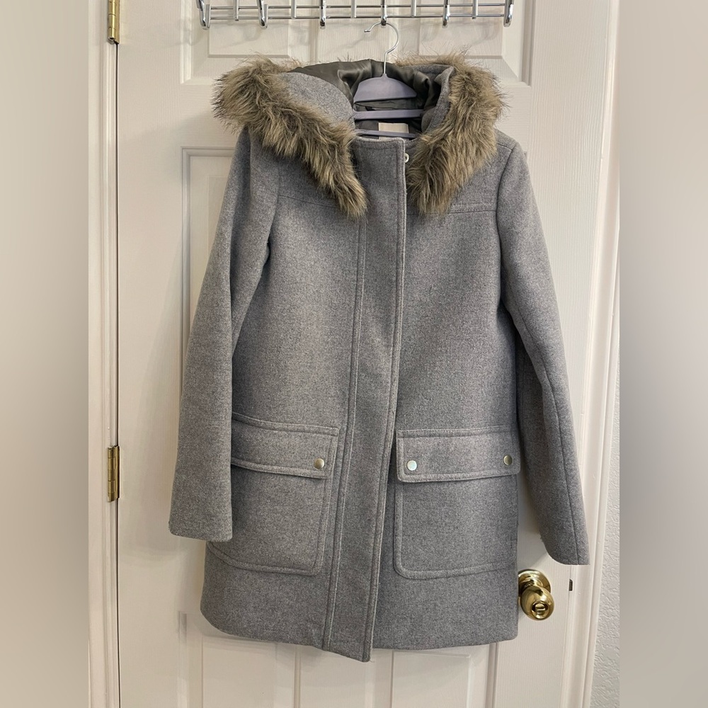 J. Crew Vail Parka Coat Outerwear jacket Sz 0